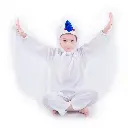 White Dove Bird Costume for Kids & adults– Elegant Fancy Dress