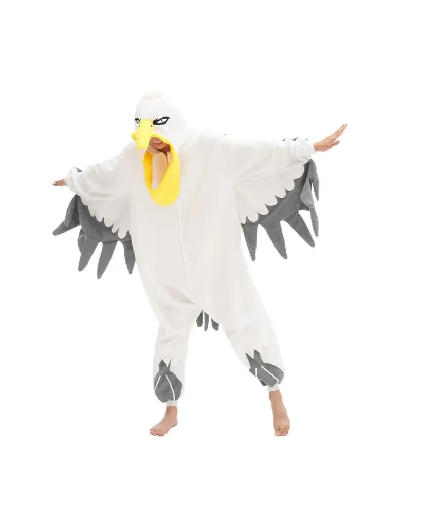 Spoonbill Bird Costume for Kids & adults– Elegant Waterbird Fancy Dress