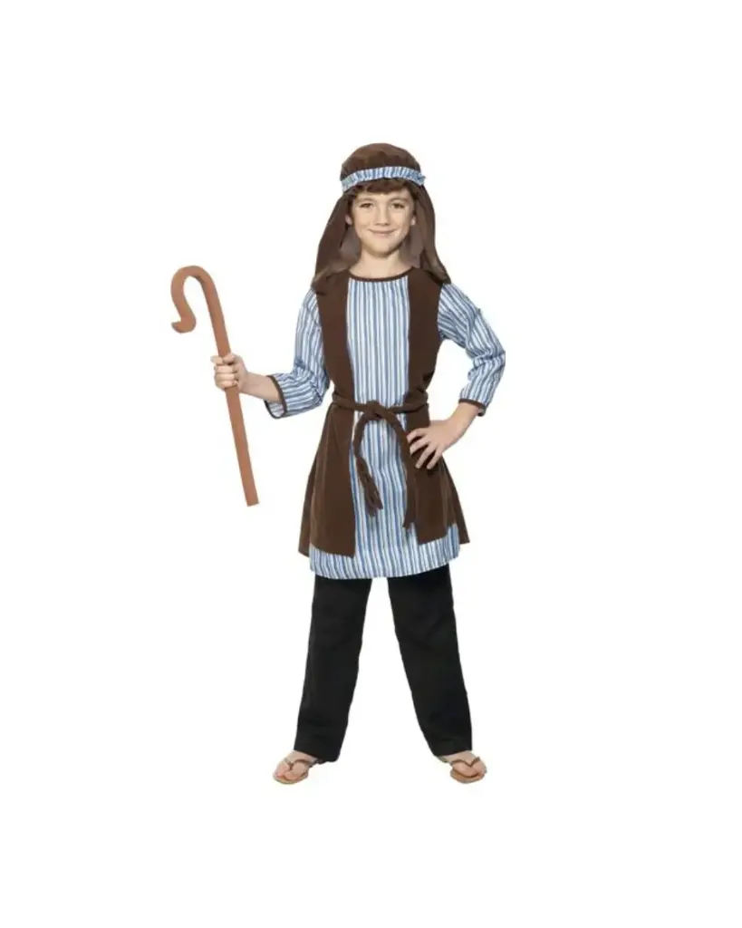 Shepherd 1 Costume for Kids & adults– Rustic Biblical Fancy Dress