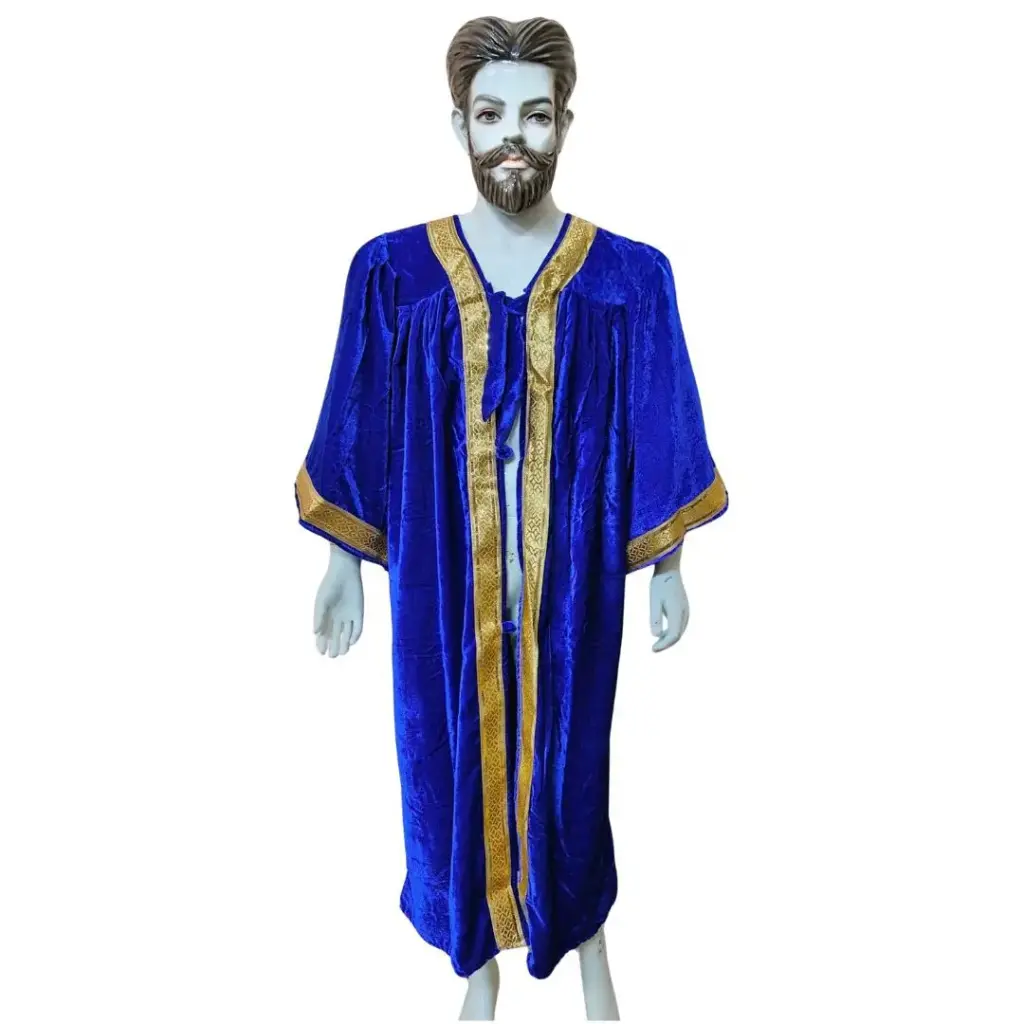 Royal Blue Graduation Gown-Velvet