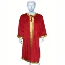 Red Graduation Gown-Velvet