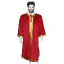 Red Graduation Gown-Velvet