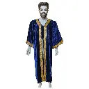 Dark Blue Graduation Gown-Velvet