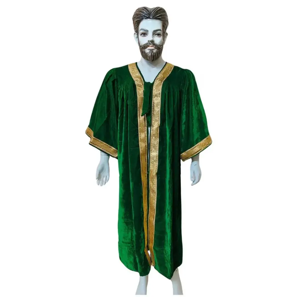 Forest Green Graduation Gown-Velvet