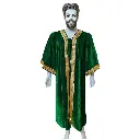 Forest Green Graduation Gown-Velvet