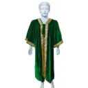 Forest Green Velvet Graduation Gown For Rental– Premium Academic Regalia for Graduates
