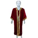Maroon color Graduation Gown-Velvet