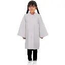  White Graduation Gown-kids Matte 