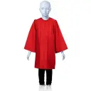 Red Color Graduation Gown-kids Matte