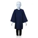 Dark Blue Matte Graduation Gown for Kids Rental– Elegant Academic Attire