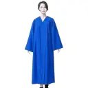 Blue Graduation Gown-Adult Matte