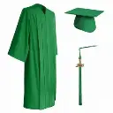 Turquoise Green Graduation Gown-Adult Matte  