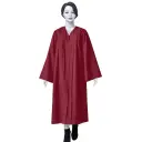 Maroon Graduation Gown For Adult Matte Finish with Cap & Tassel