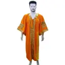 Yellow Graduation Gown-Adult Velvet