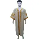 White Graduation Gown-Adult Velvet 
