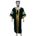 Forest Green Graduation Gown-Adult Velvet  
