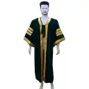 Forest Green Velvet Graduation Gown – Premium Academic Regalia