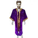 Purple Graduation Gown-Adult Velvet 
