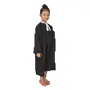 Black Advocate Costume  Lawyer / Barrister Robe & Accessories