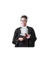 Black Judge Costume – Classic Judge Robe for Adults