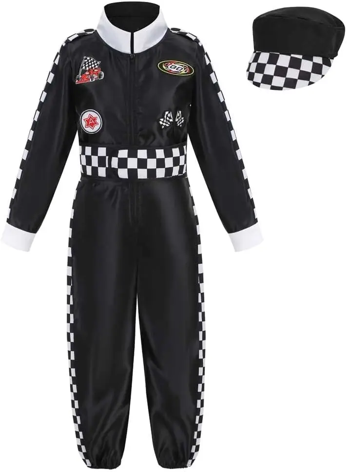 Car Racer Costume – Dynamic Racing Outfit