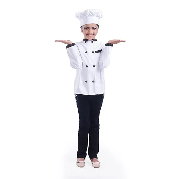 White Chef Costume Rental – Authentic Chef Outfit for Kids
