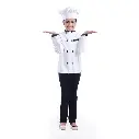 White Chef Costume Rental – Authentic Chef Outfit for Kids