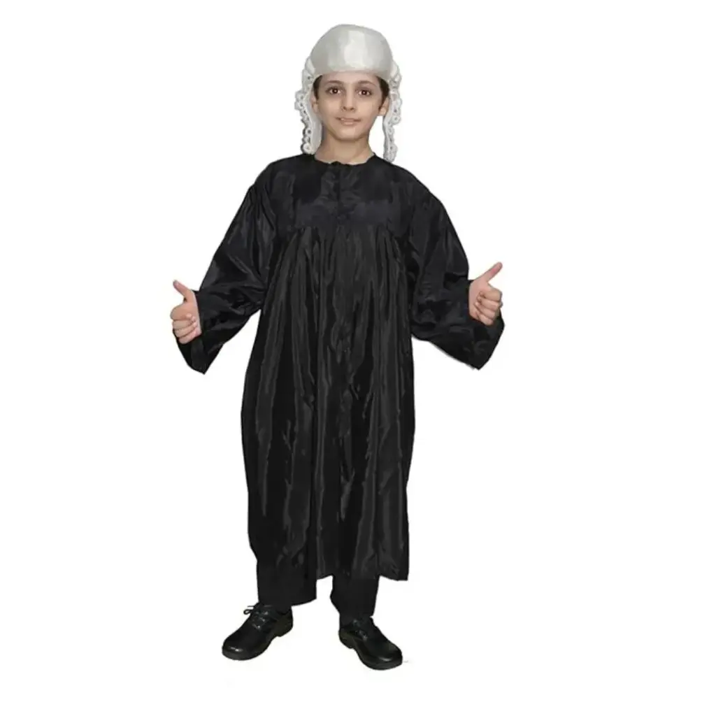 Black Judge Costume Rental – Authentic Courtroom Robe