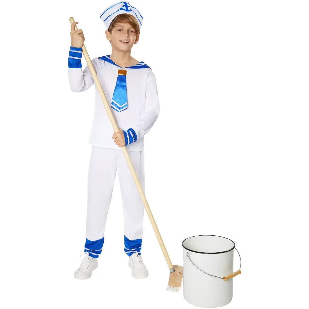 White Sailor boy Costume