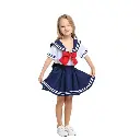 White Sailor Girl Costume  