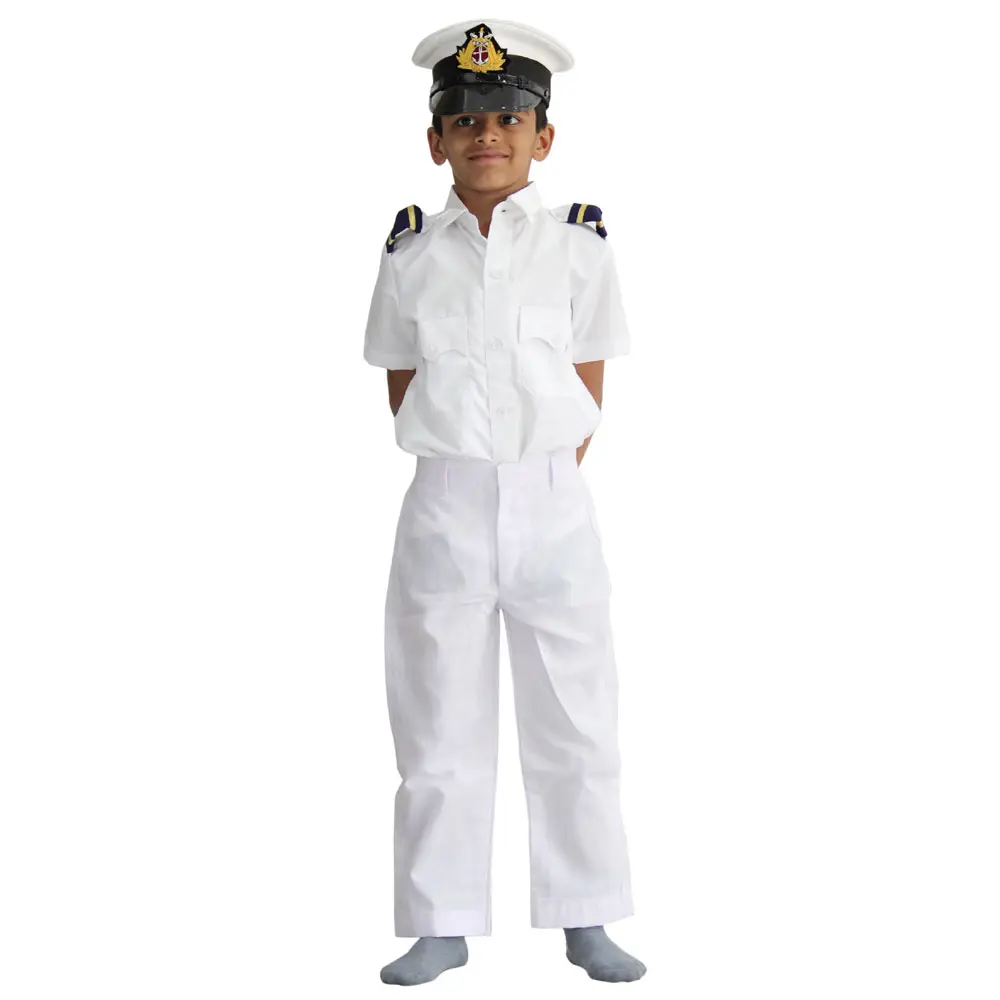 White Navy Captain Costume Rental – Sea Captain Uniform