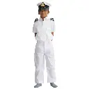 White Navy Captain Costume   