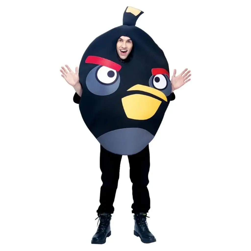 Black Angry Bird Costume for Kids & Adults
