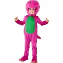 Barney Costume – Purple & Green Outfit for Kids & Adults