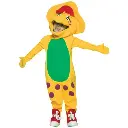 Barney BJ Yellow Costume for Kids & Adults