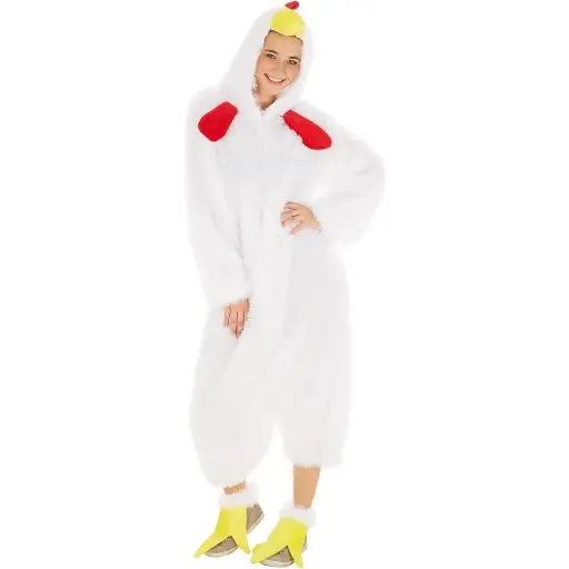 Multicolor Hen Costume Rental for Kids & adults– Colorful Bird Fancy Dress
