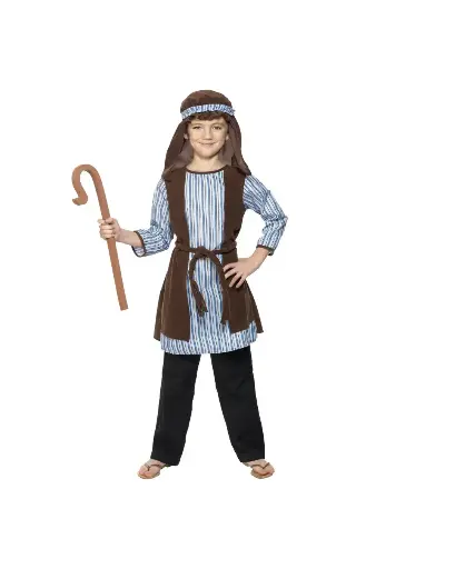 Shepherd 1 Costume Rental for Kids & adults– Nativity Play Outfit