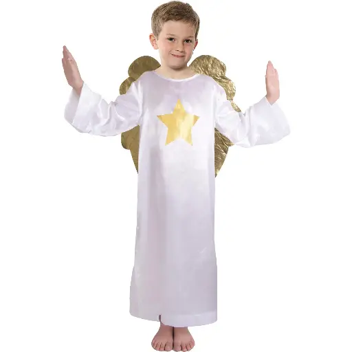 Angel Boy Costume Rental for Kids & adults– Heavenly Nativity Play Outfit