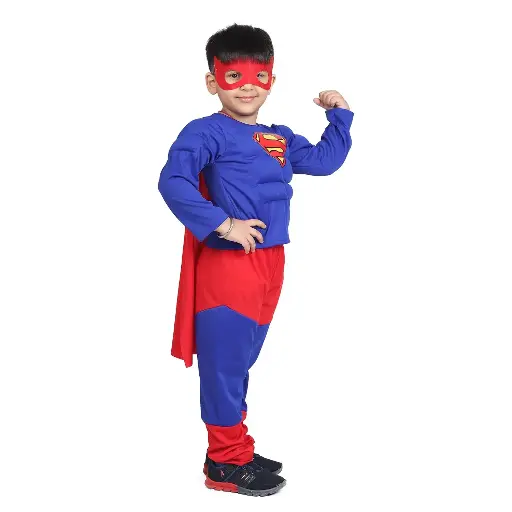 Superman Costume for Kids & adults– Classic Superhero Fancy Dress
