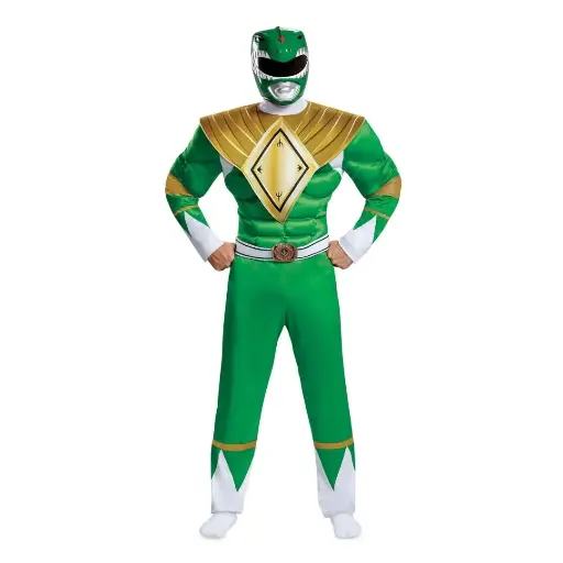 Green Ranger Costume for Kids & adults– Power-Ranger Fancy Dress