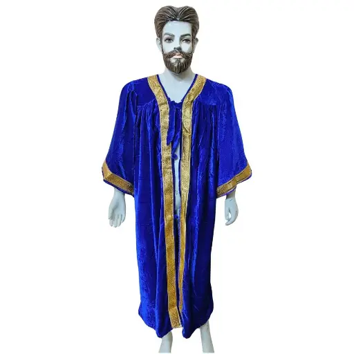 Royal Blue Graduation Gown-Velvet