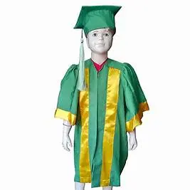 Turquoise Green Graduation Gown-Velvet
