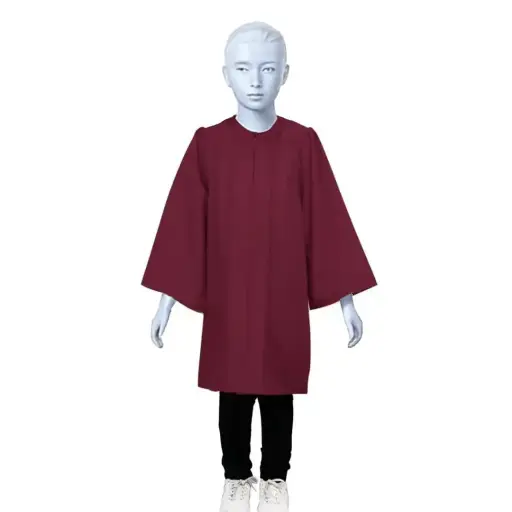 Maroon Color Graduation Gown-kids Matte 