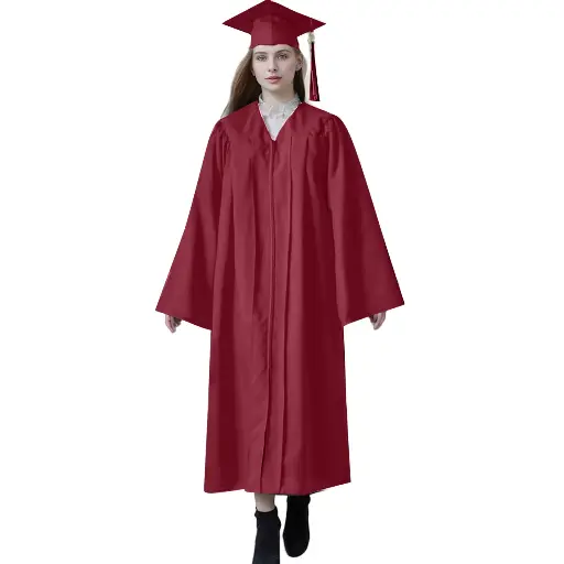 Maroon Graduation Gown-Adult Matte 
