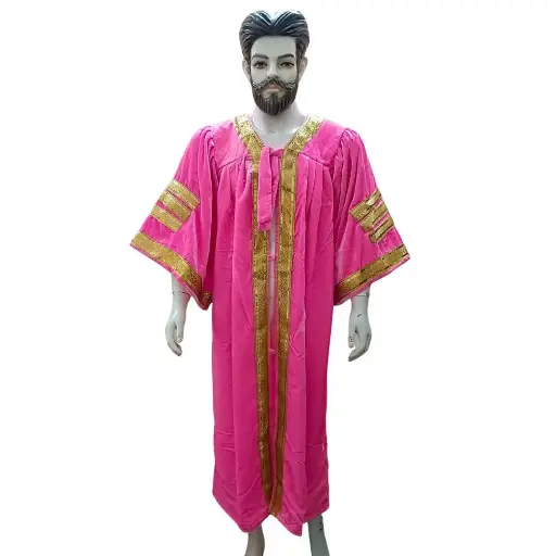 Pink Graduation Gown-Adult Velvet