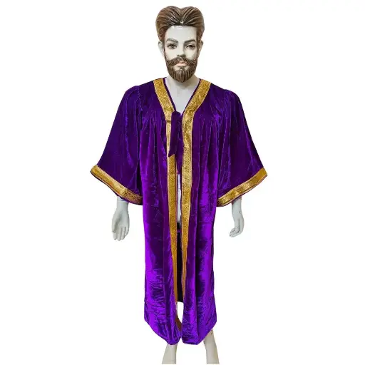 Purple Graduation Gown-Adult Velvet 