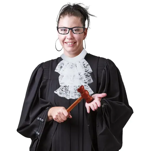 Black Judge Costume 