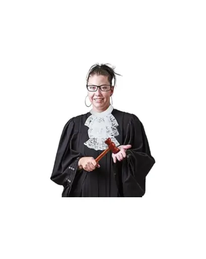 Black Judge Costume 