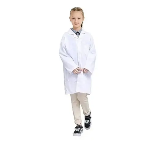 White Scientist Costume 