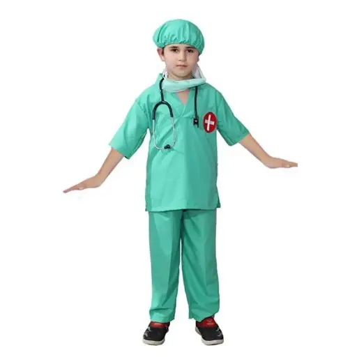 Green Male Nurse Costume 